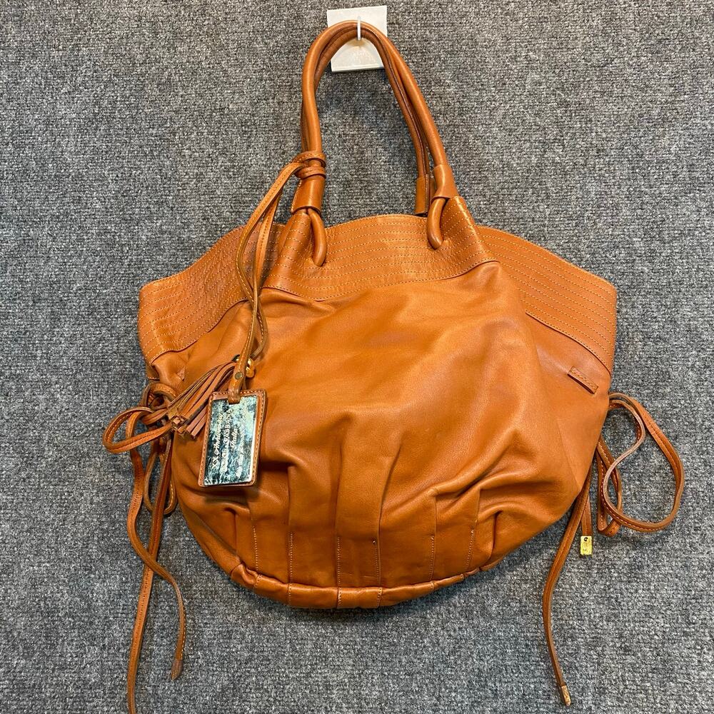 Dolce Gabbana XX Anniversary Brown Genuine Leather Hobo Shoulder Bag Large Purse - Picture 2 of 13